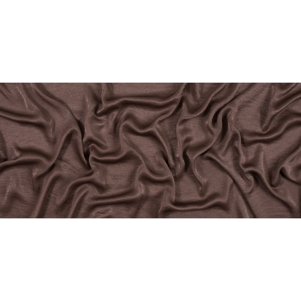 Italian Chocolate Chip Dyed Washed Polyester Dobby
