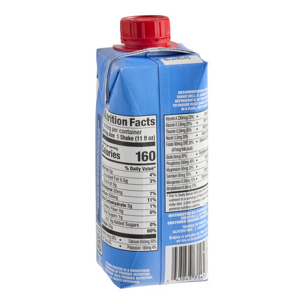 Premier Protein Vanilla Protein Shake 11 fl. oz. - 12/Case