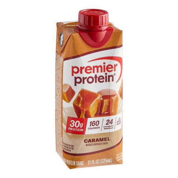 Premier Protein Caramel Protein Shake 11 fl. oz. - 12/Case
