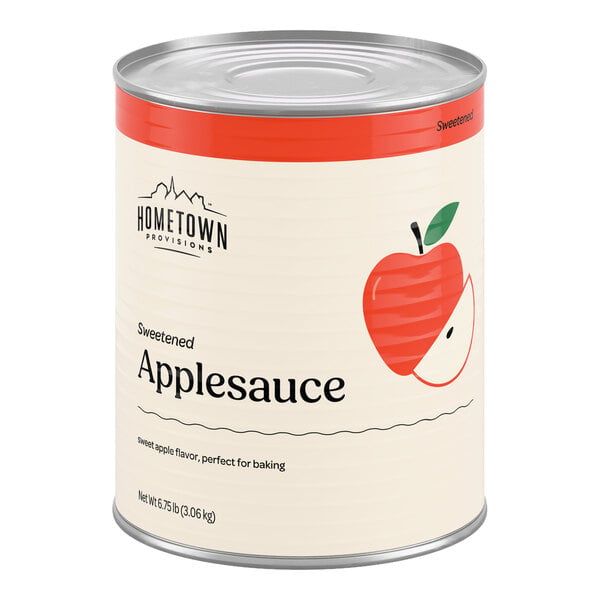 Hometown Provisions #10 Can Sweetened Applesauce - 6/Case
