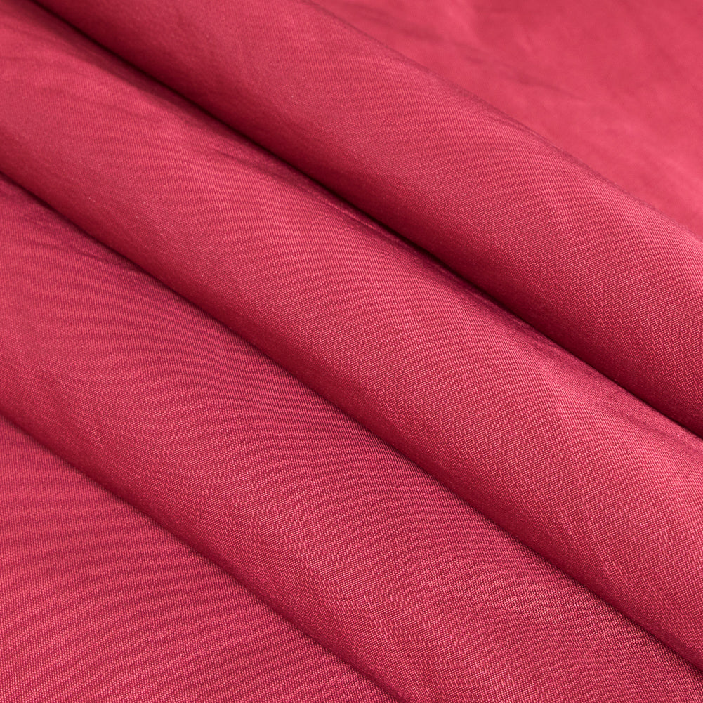 Cranberry Red Blended Polyester Satin