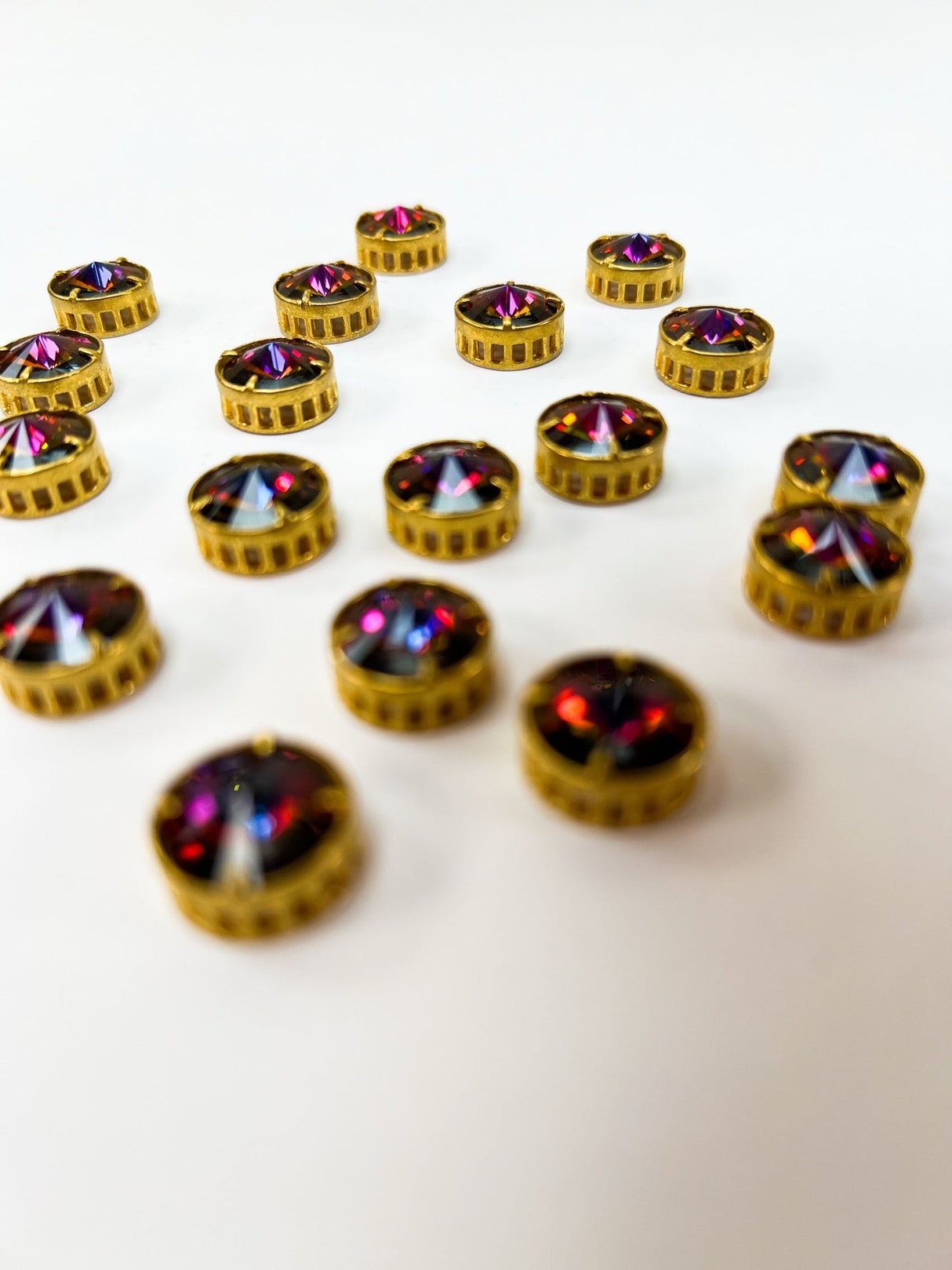 Multicolour Golden Sewing Notions