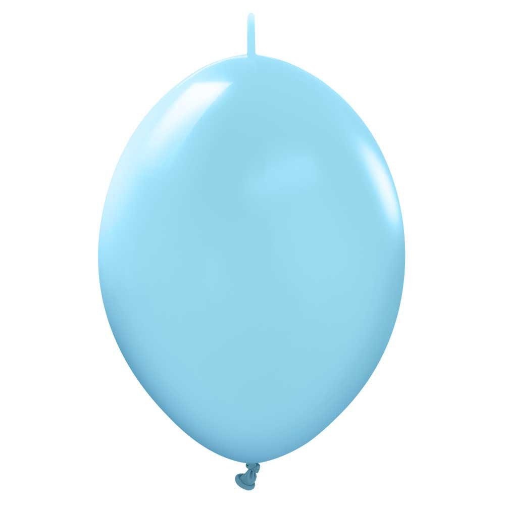 Latex Balloons 12 Inch Kalisan K-Link Baby Blue