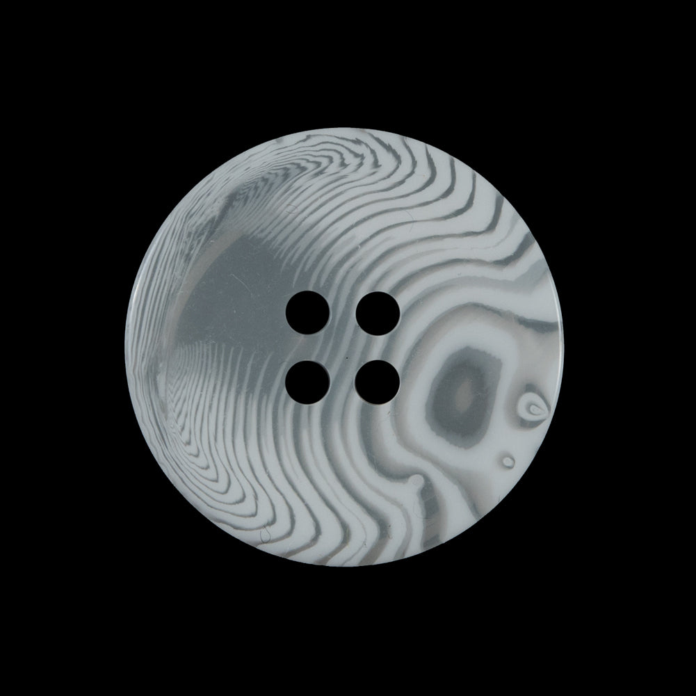 Off-White Translucent Four-Hole Button - 40L/25.5mm