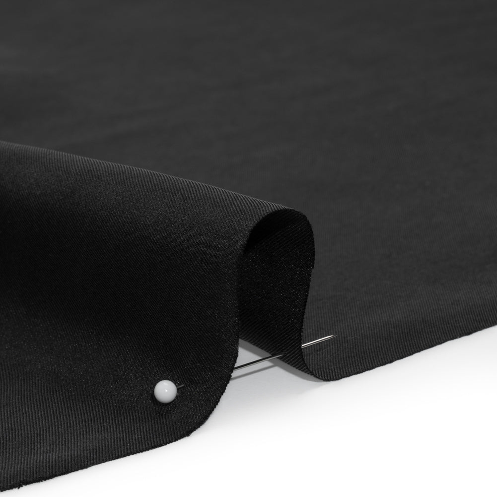 Washed Silk Twill 18mm - Black