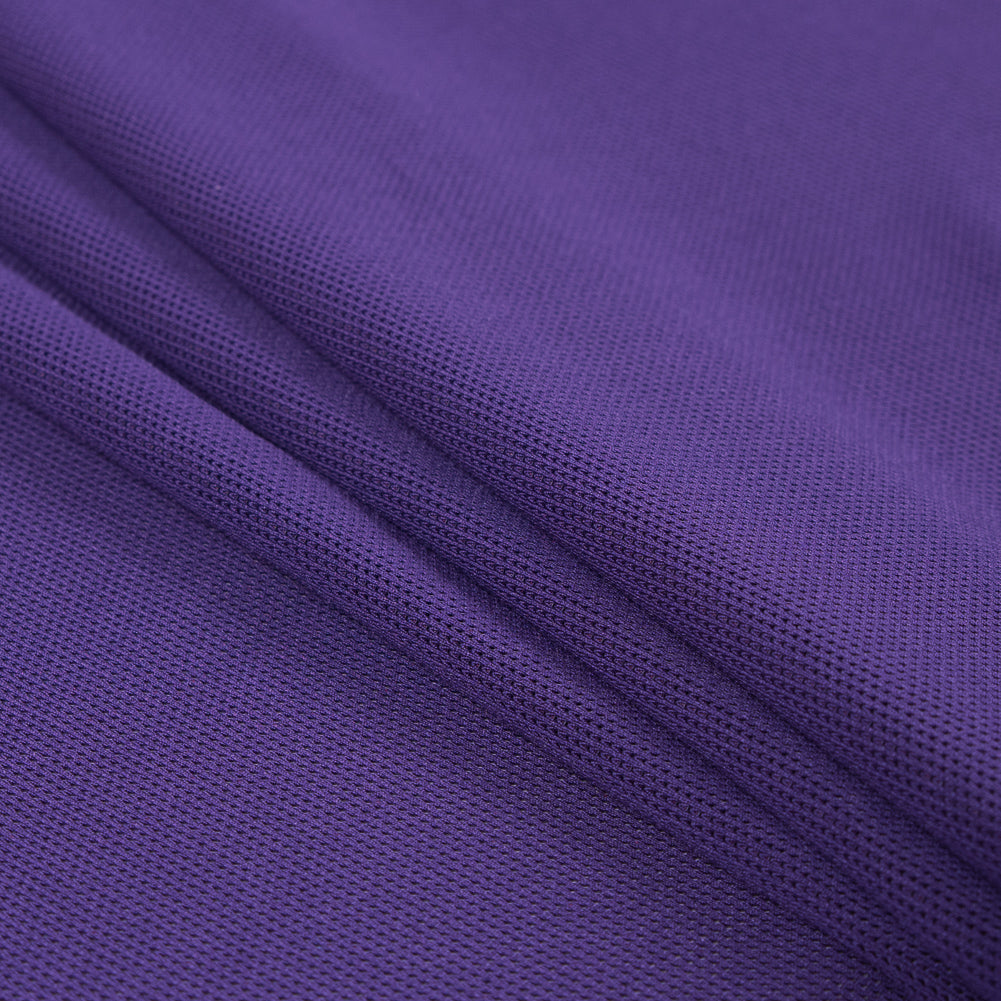 Black Purple Stretch Mesh with Wicking Capabilities