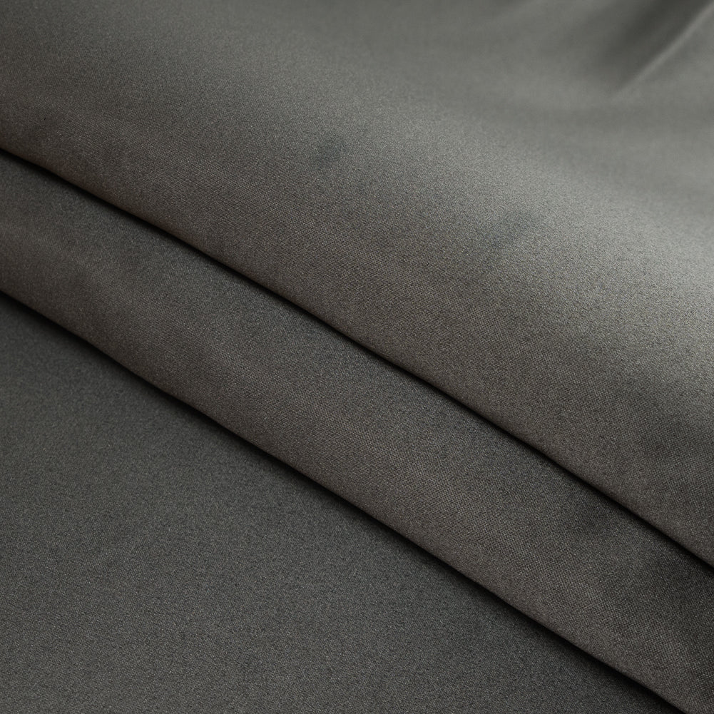 Military Green and Tan Two-Tone Double Duchesse Satin