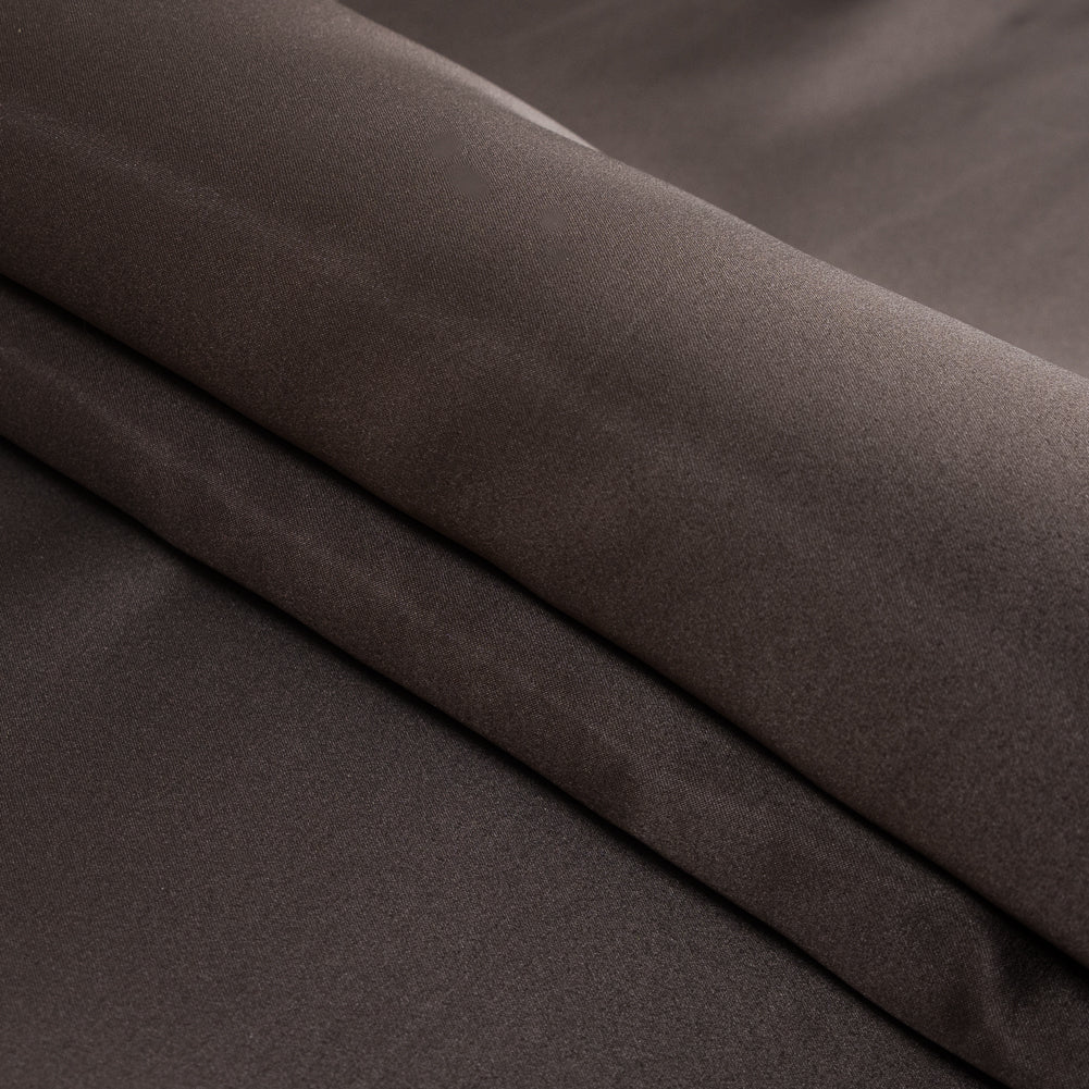 Brown and Navy Two-Tone Double Duchesse Satin