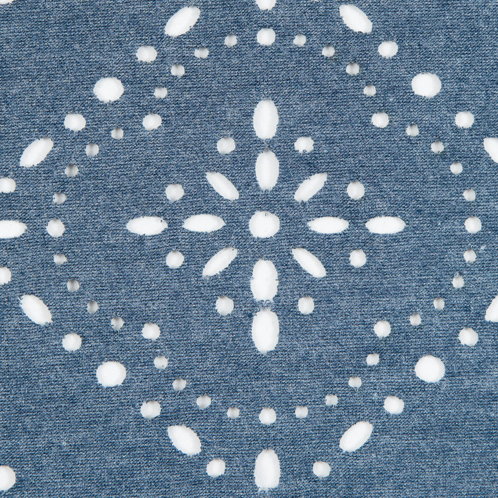 Italian Aviaition Blue Laser-Cut Jersey
