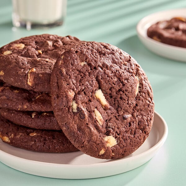 Hope's Cookies Triple Chocolate Cookie Dough 3 oz. - 106/Case