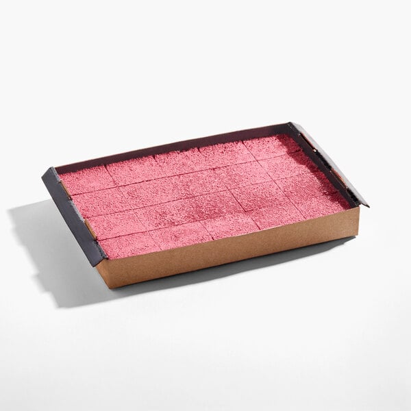 Eli's Cheesecake 20-Slice Pre-Cut Vegan Lemon Raspberry Cheesecake 48 oz. - 4/Case