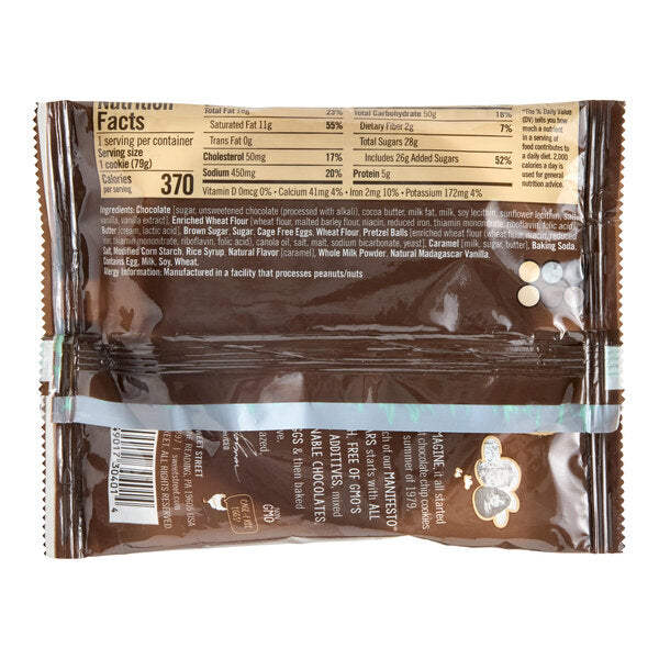 Sweet Street Desserts Frozen Sandy's Amazing Chocolate Chunk Cookie 2.8 oz. - 48/Case
