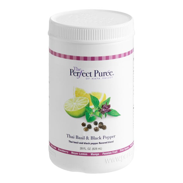 Perfect Puree Thai Basil and Black Pepper Blend Concentrate 28 oz.
