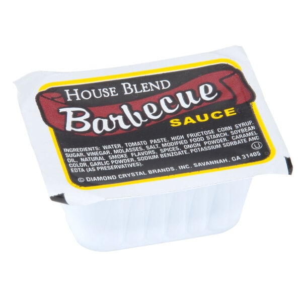 BBQ Sauce Portion Cup 1 oz. - 100/Case
