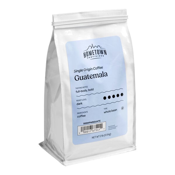 Hometown Provisions Guatemalan Whole Bean Coffee 2 lb. - 5/Case