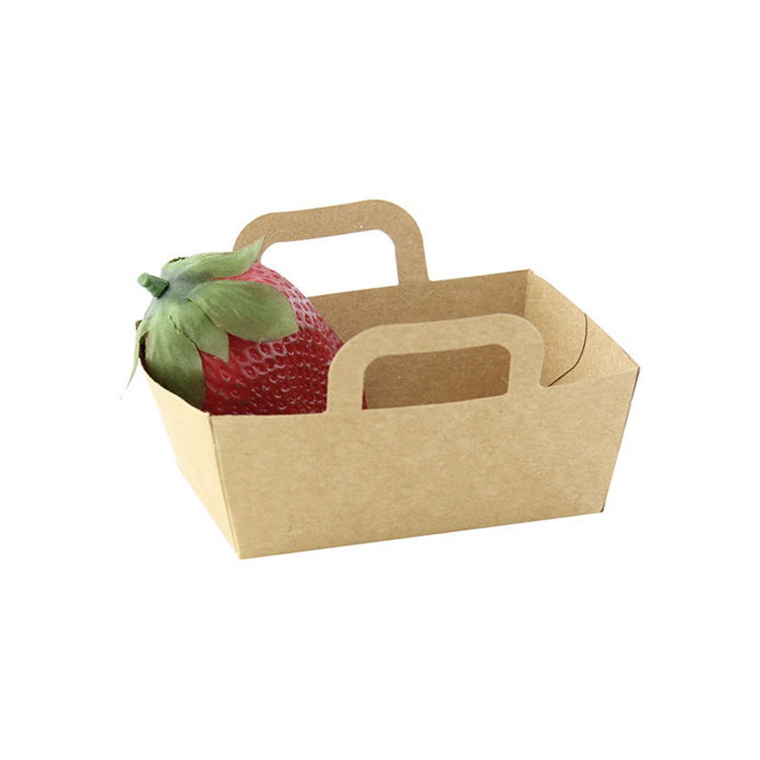 Packnwood Mini Kraft Basket, 9 oz, 3.75" x 2.75" x 1.4" H, Case of 500