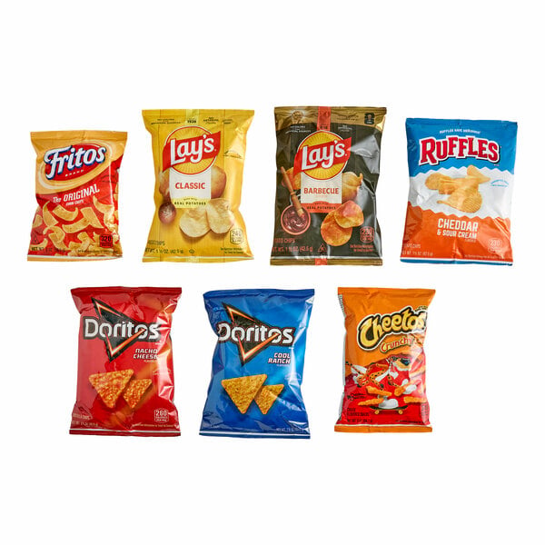 Frito-Lay Potato Chip Variety Pack - 60/Case