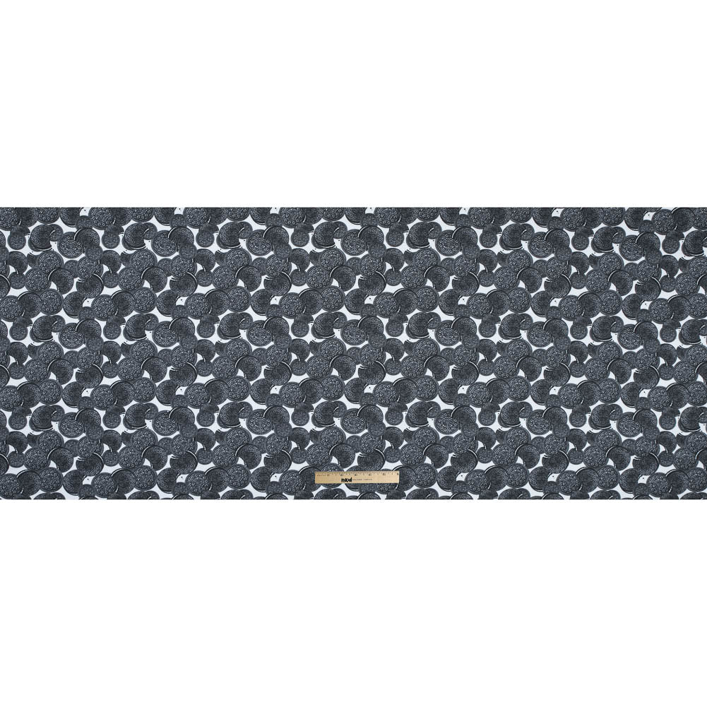 Chocolate Sandwich Cookie Digitally Printed Stretch Neoprene/Scuba Knit