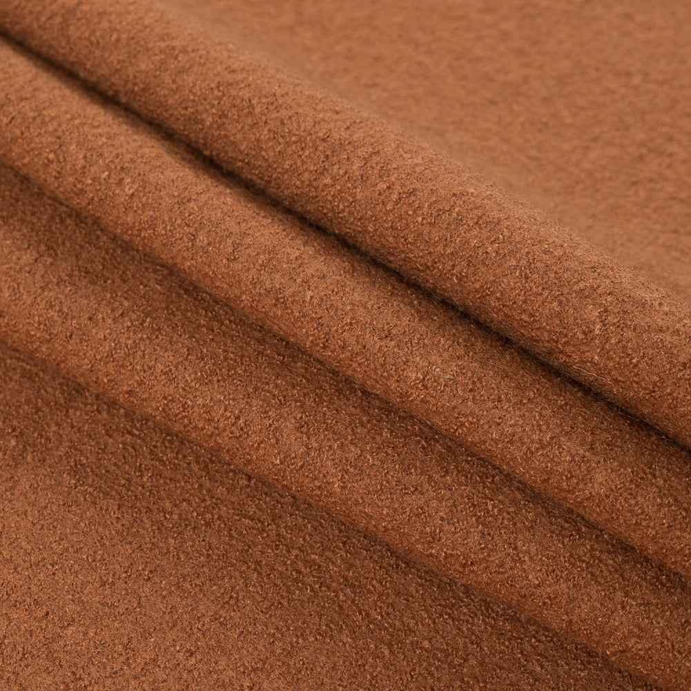 Boiled Wool Coating Fabric - Adobe Brown - Ketil Collection