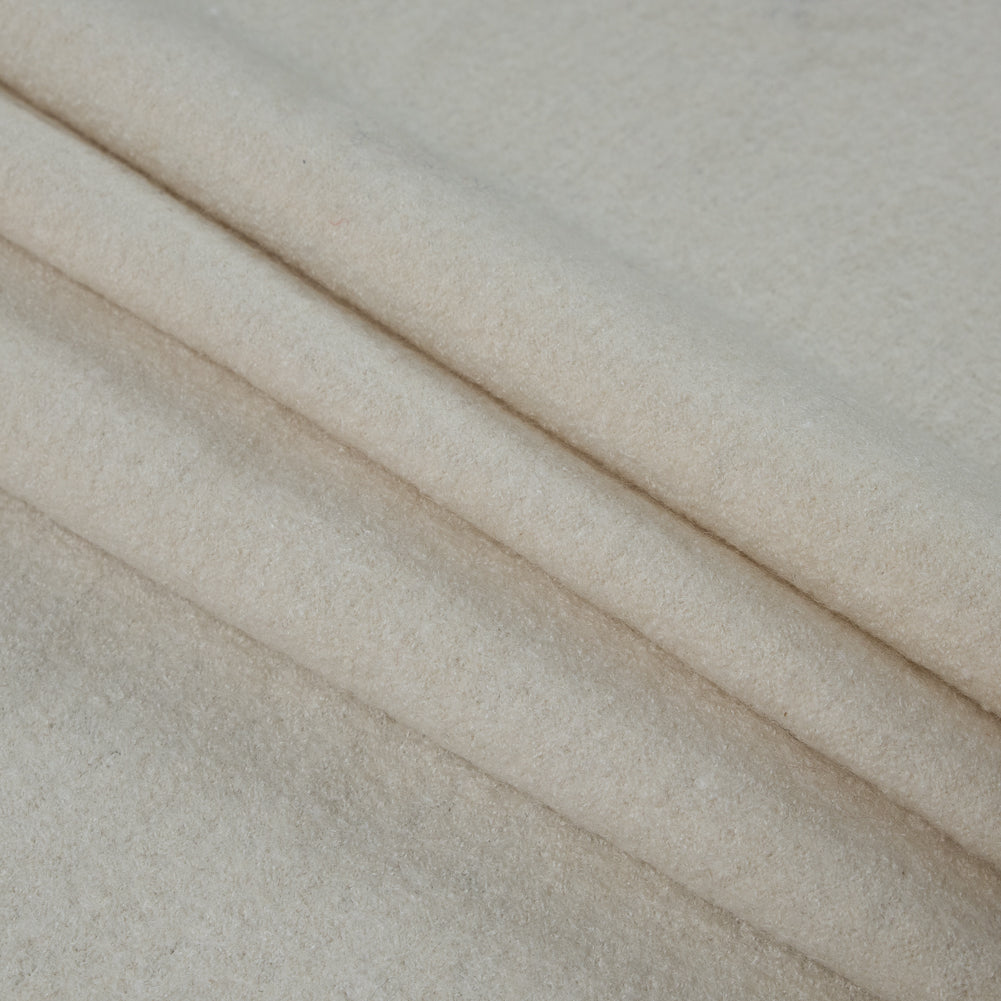 Boiled Wool Coating Fabric - Antique White - Ketil Collection