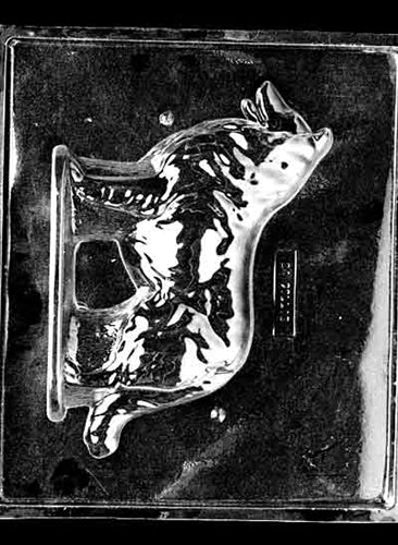 3D Collie Chocolate Mold - Front