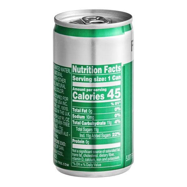 Fever-Tree Premium Ginger Ale Can 5 fl. oz. - 24/Case