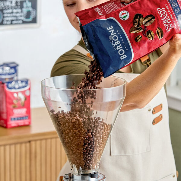 Caffe Borbone Espresso Intenso Whole Bean Espresso 2.2 lb. - 6/Case