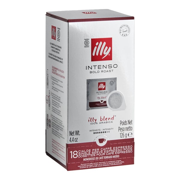 illy Intenso Single Serve Espresso Pods - 18/Box