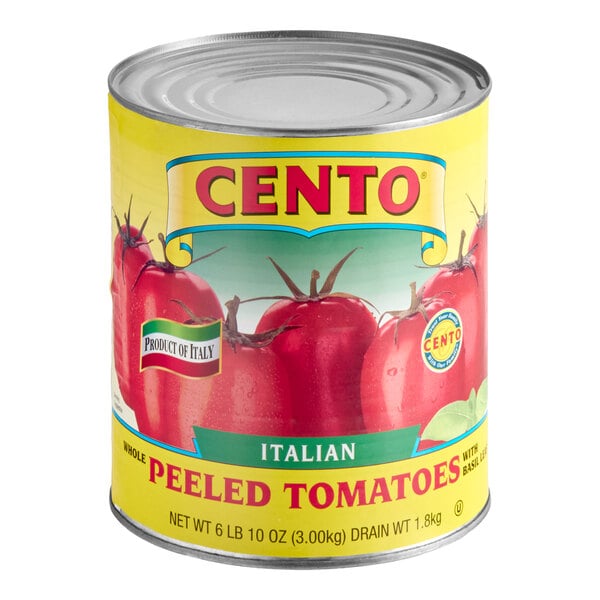 Cento #10 Italian Whole Peeled Plum Tomatoes - 6/Case