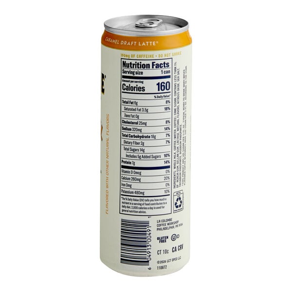 La Colombe Caramel Draft Latte 11 fl. oz. - 12/Case