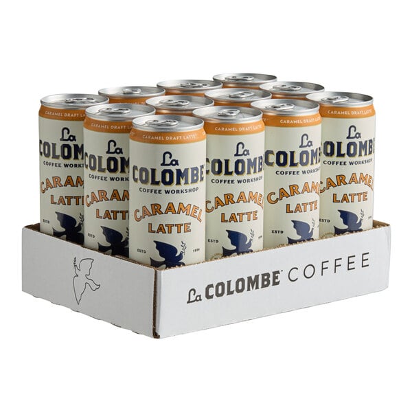 La Colombe Caramel Draft Latte 11 fl. oz. - 12/Case