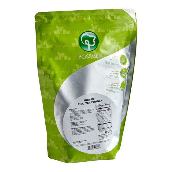 Possmei Thai Tea Powder Mix 2.2 lb. - 10/Case