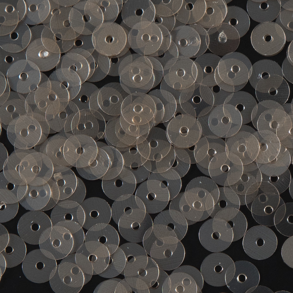 Bag of Beige Transparent Bright Loose Sequins - 5mm