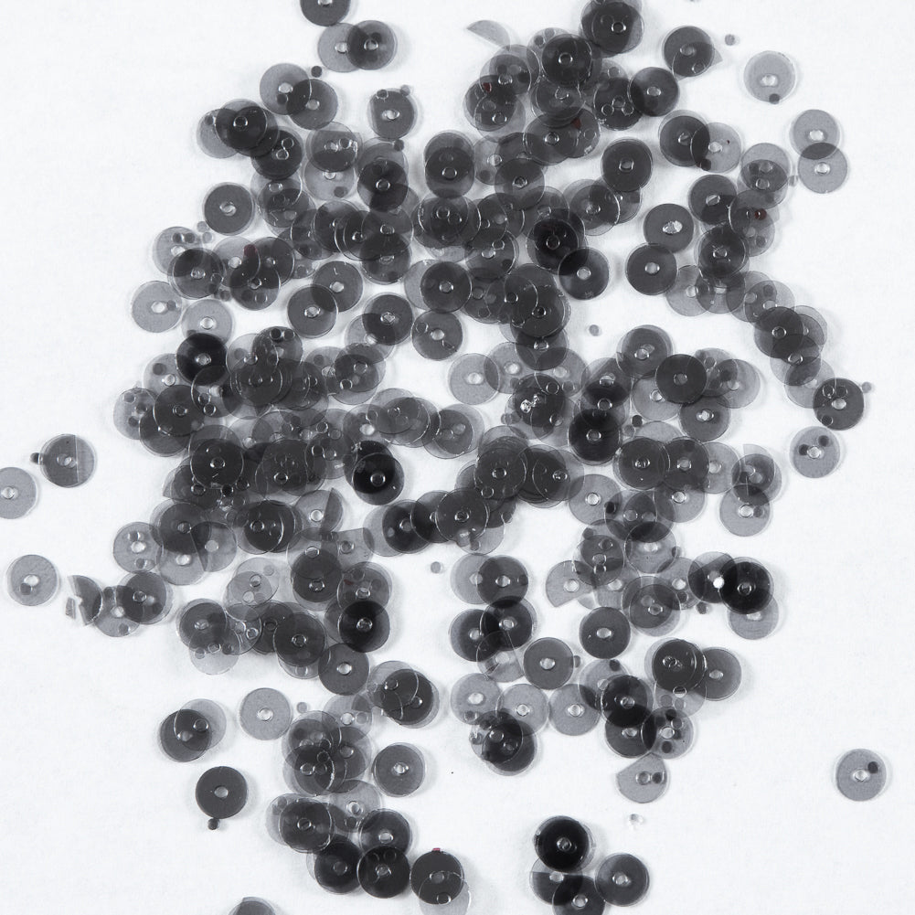 Bag of Gray Transparent Bright Loose Sequins - 5mm