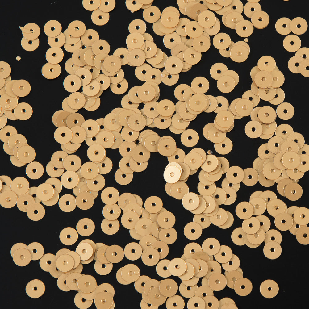 Bag of Gold Dull-Bright Loose Sequins - 5mm