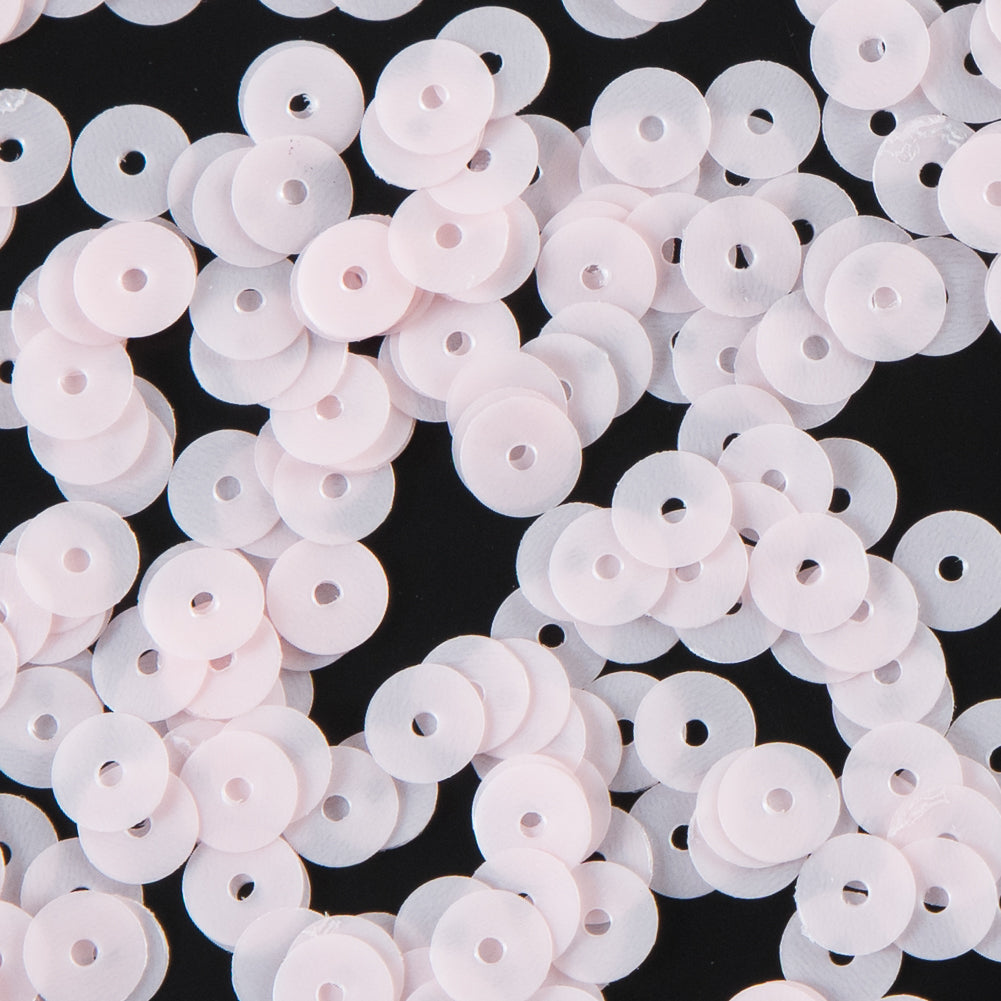 Bag of Baby Pink Dull-Bright Loose Sequins - 5mm
