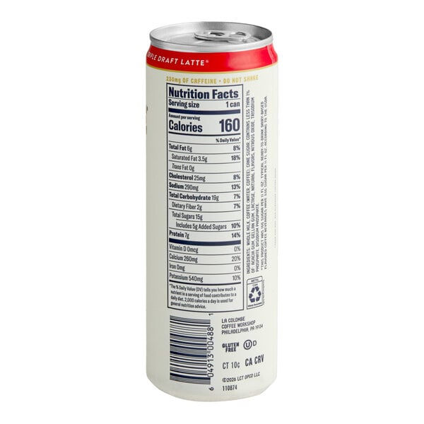 La Colombe Triple Draft Latte 11 fl. oz. - 12/Case