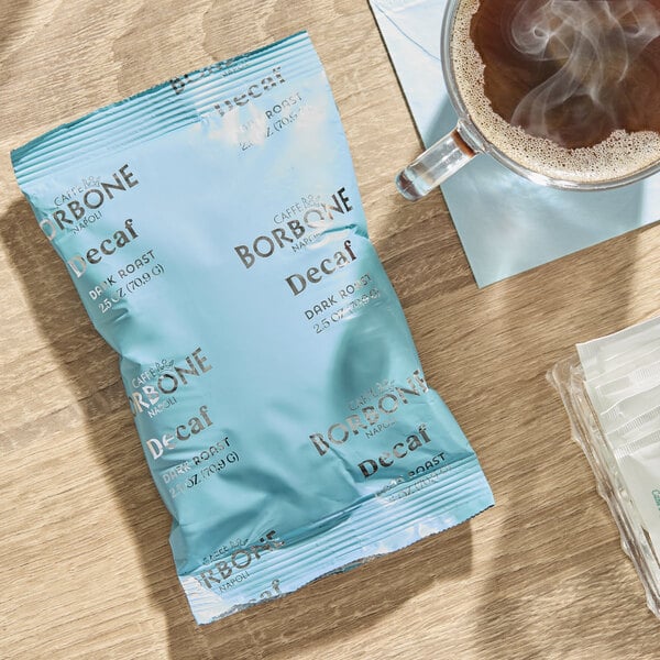 Caffe Borbone Decaf Blend Coffee Packet 2.5 oz. - 42/Case