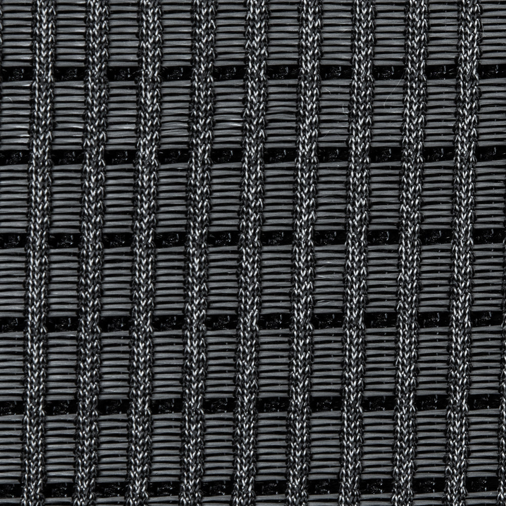 Alexander Wang Silver and Black Ribbed Novelty Double Knit