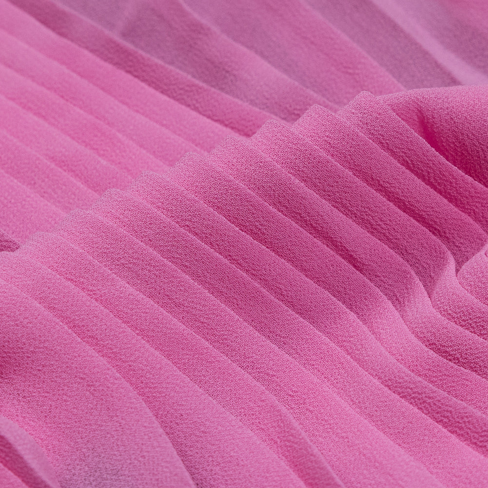 Accordion Pleated Chiffon - Almond Blossom - Etereo Collection
