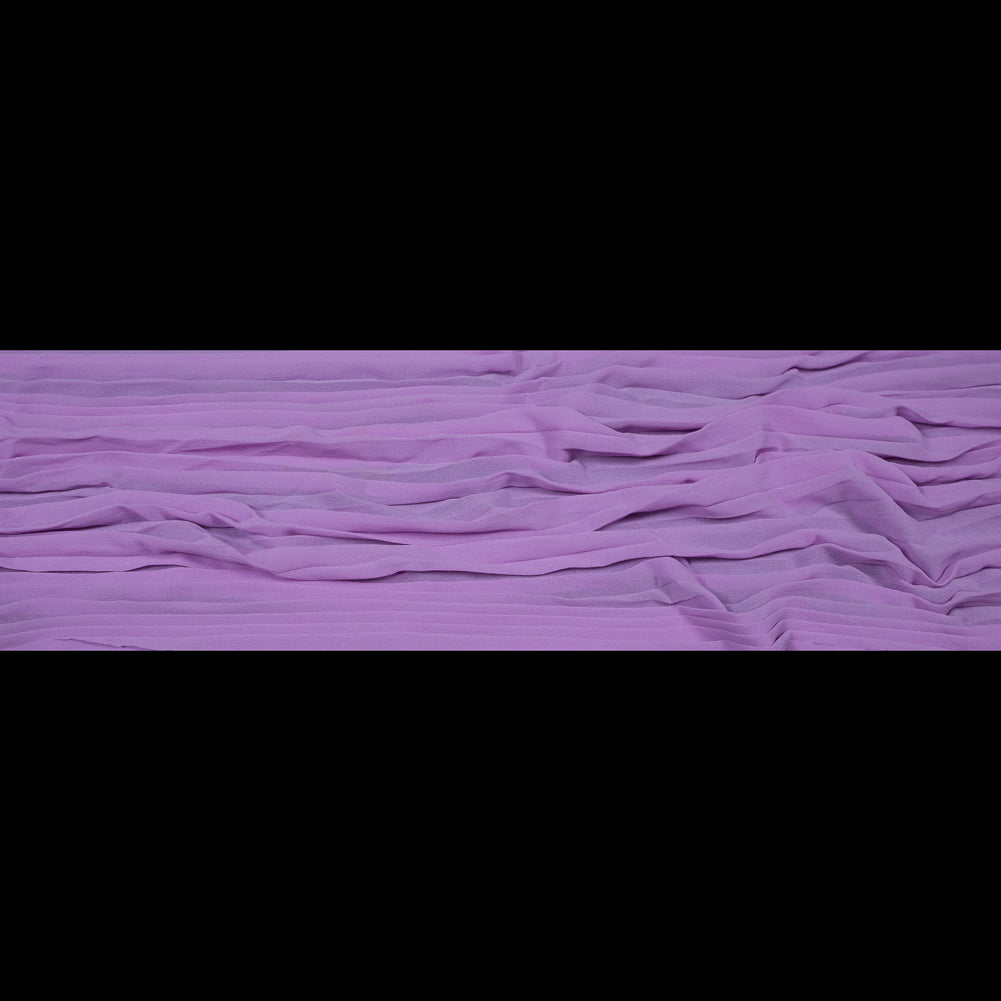Accordion Pleated Chiffon - Easter Egg Purple - Etereo Collection