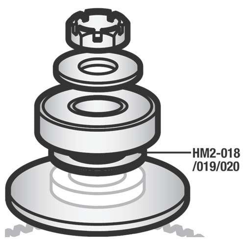 Bearing Shim Washer (.003) For Hobart Mixer For Hobart Mixers A120 A200 OEM # WS-010-19 - Pack of 5