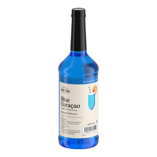 Hometown Provisions Blue Curacao Syrup 1 Liter - 6/Case