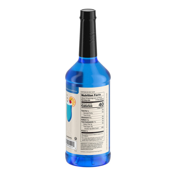 Hometown Provisions Blue Curacao Syrup 1 Liter - 6/Case