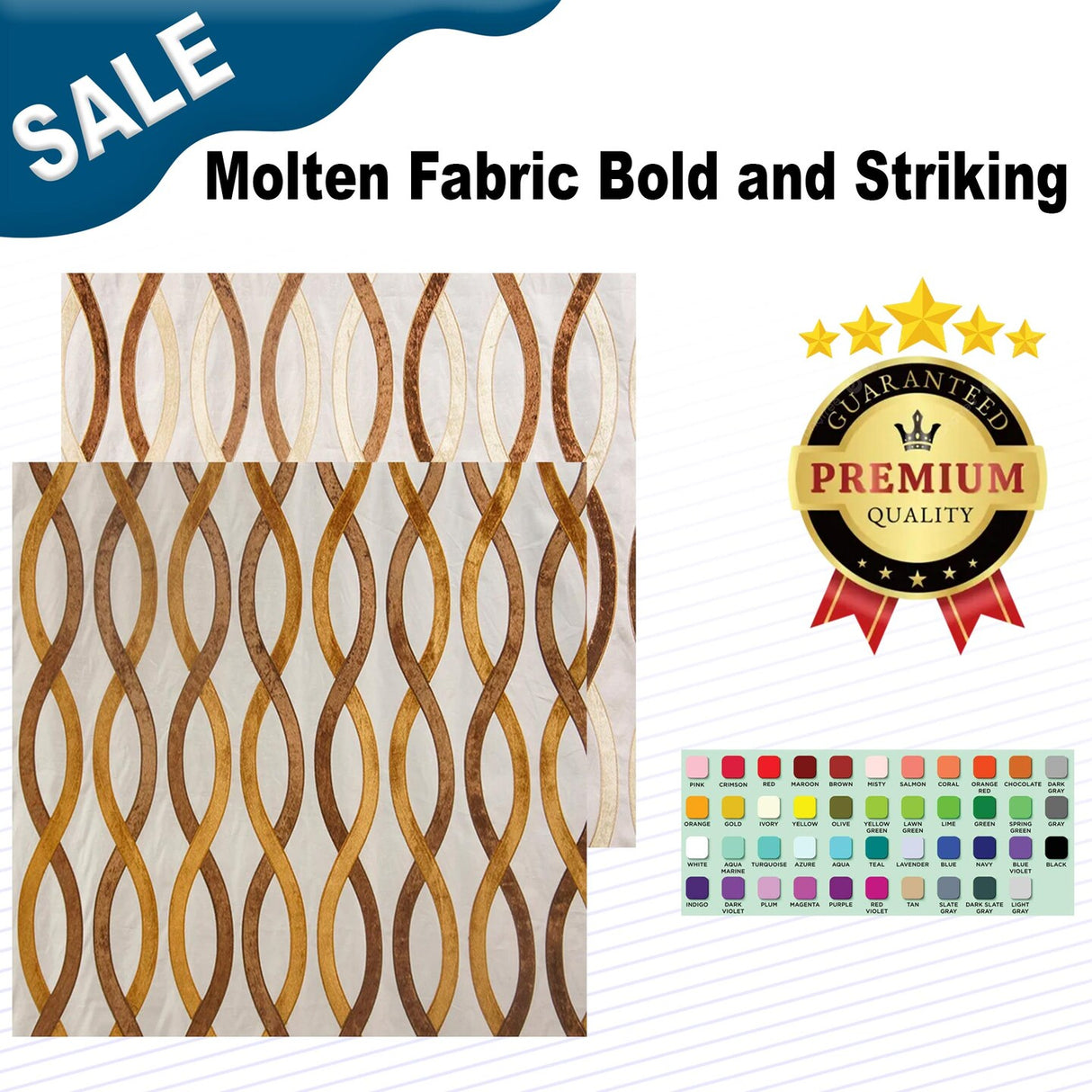 Molten Fabric Bold and Striking
