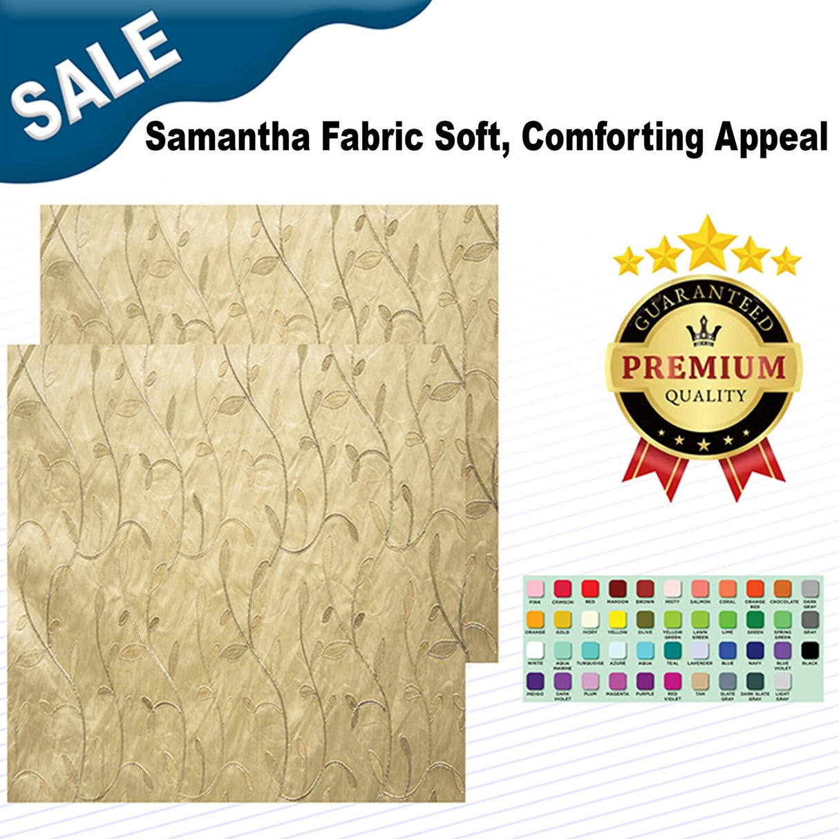 Samantha Fabric Soft, Comforting Appeal