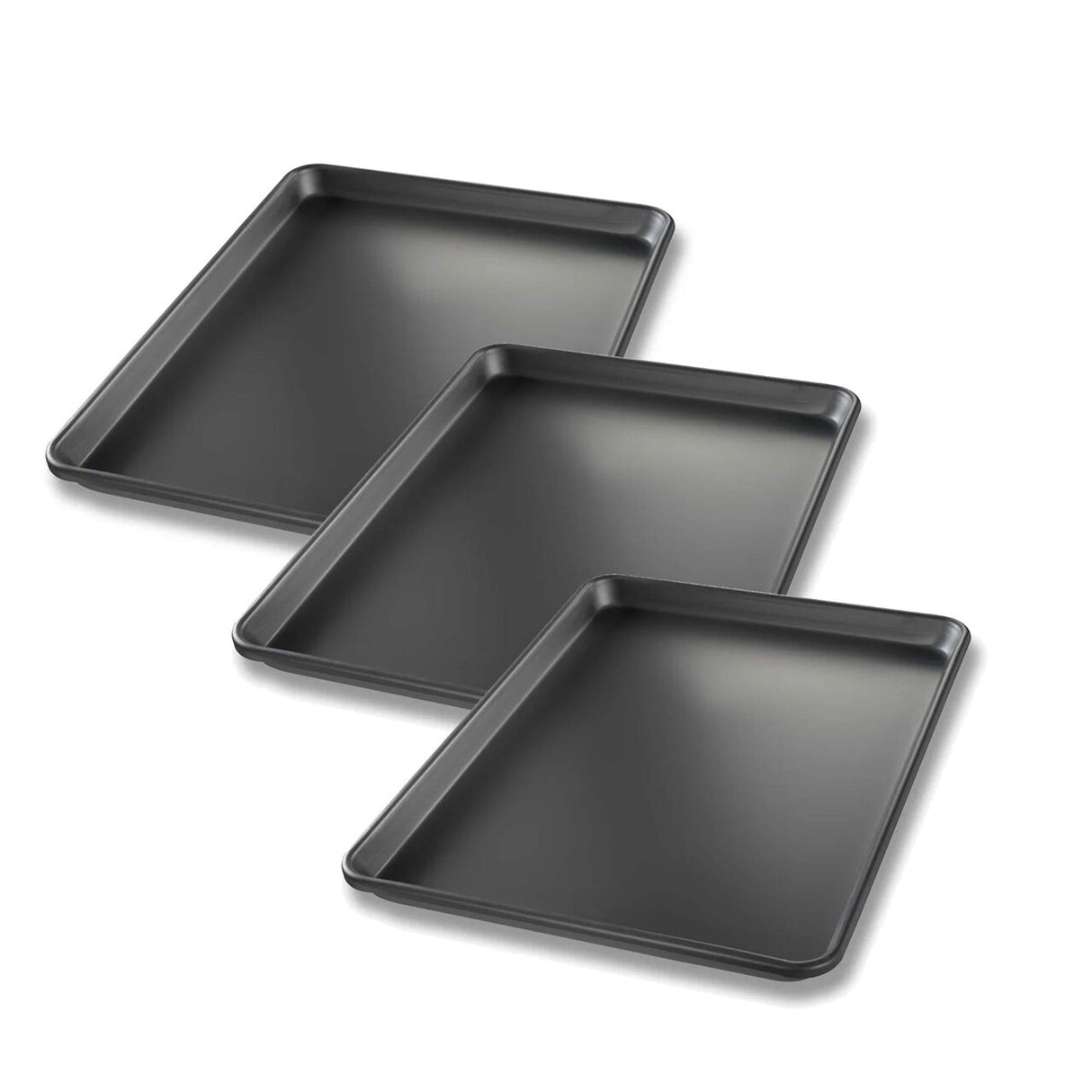 Half Size Sheet Pan 17¾" x 12?" Pre-Seasoned Bakalon 14 Gauge Hardcoat Aluminum