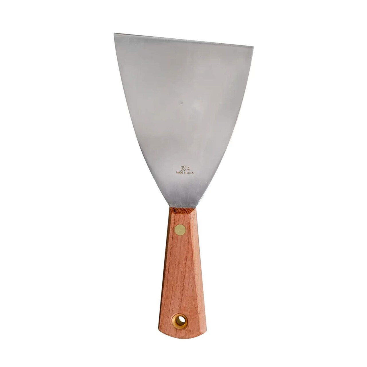 4" Pan Scraper Carbon Steel Rosewood Handle