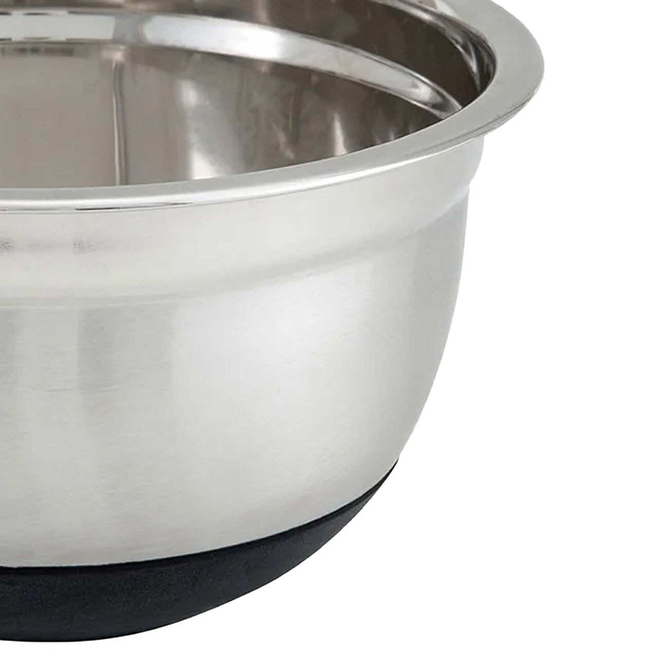 5 qt Mixing Bowl Stainless Steel Mirror Finish Non Slip Base