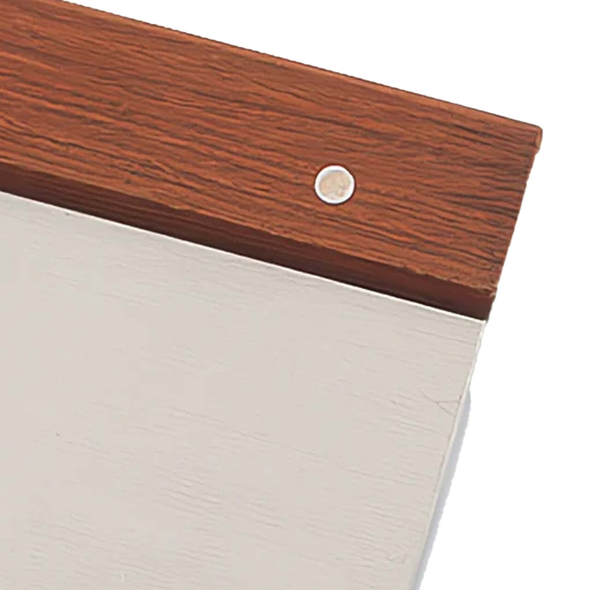 Dough Cutter & Scraper 6" x 4" Stainless Steel Blade Wood Handle